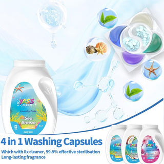 YassClean Non Bio 4 In 1 Washing Pods