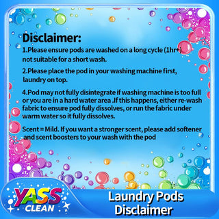 YassClean Non Bio 4 In 1 Washing Pods