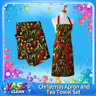 Christmas Apron & Tea Towel Gift Set