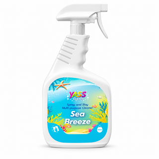 Yass Clean Sea Breeze Multi-purpose Cleaner 950ml spray bottle on a white background