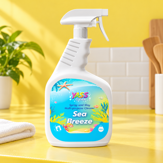 Yass Clean Sea Breeze Multi-purpose Cleaner 950ml spray bottle on a white background