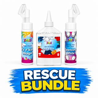 Yass Clean Rescue Bundle - F'King Magic Foam, Sparkling Shoe Cleaner and Rub & Done stain kit